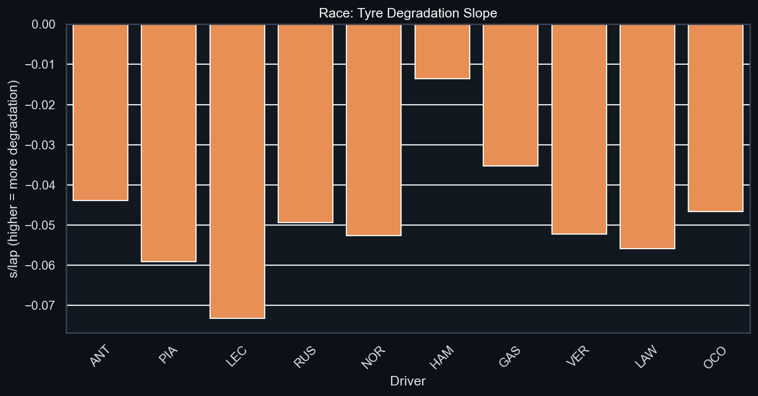 Race Tyre Degradation