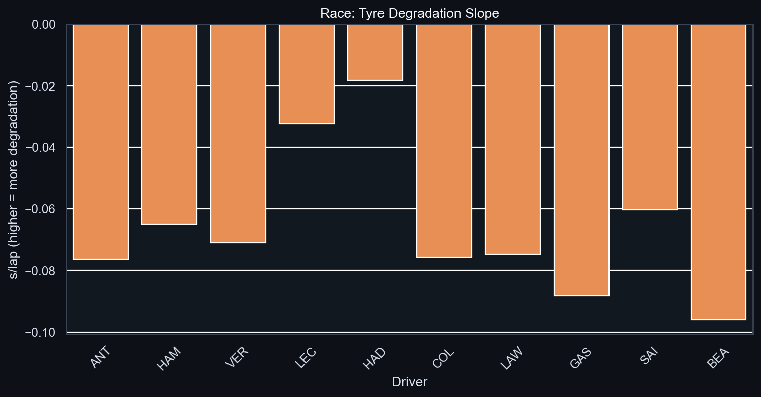 Race Tyre Degradation